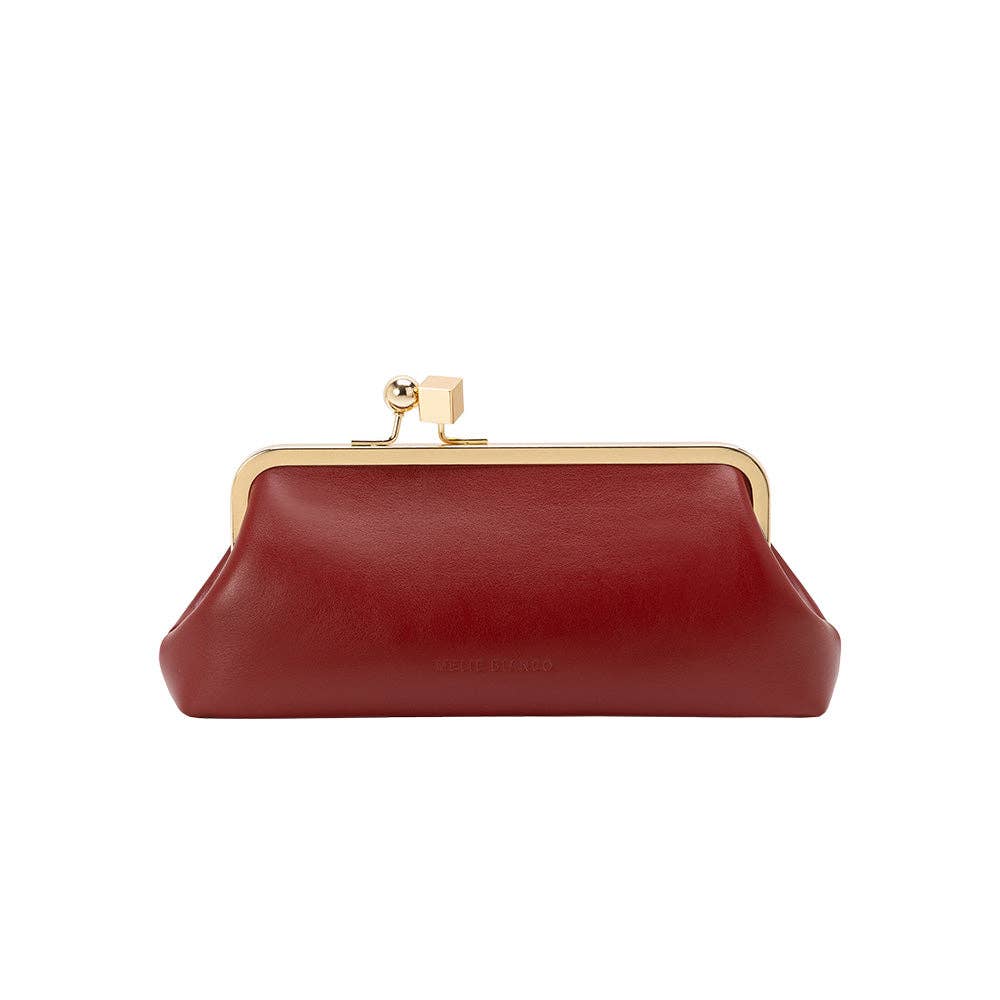 Chrissy Red Vegan Leather Crossbody Bag