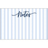 CABANA STRIPE "NOTES" SLAB NOTEPAD - blue