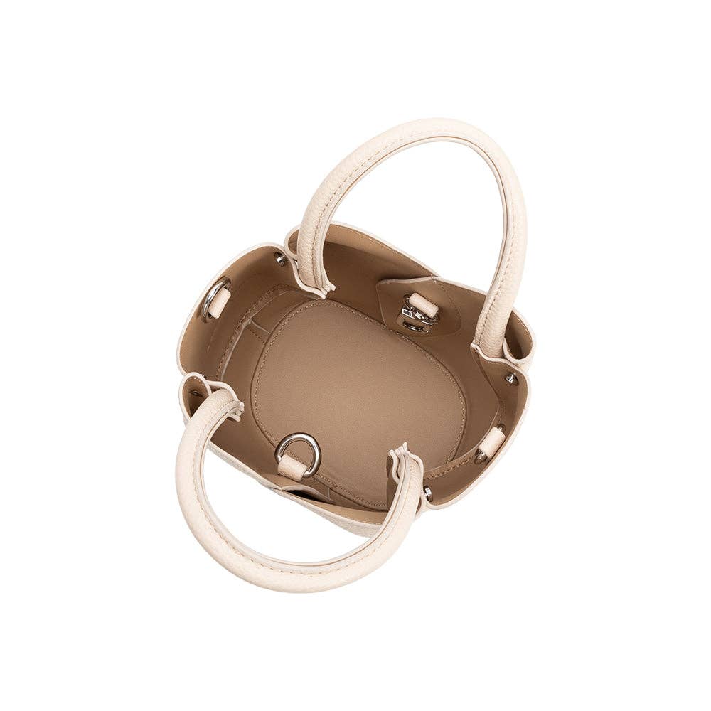 Tulip Mini Bone Recycled Vegan Leather Bag