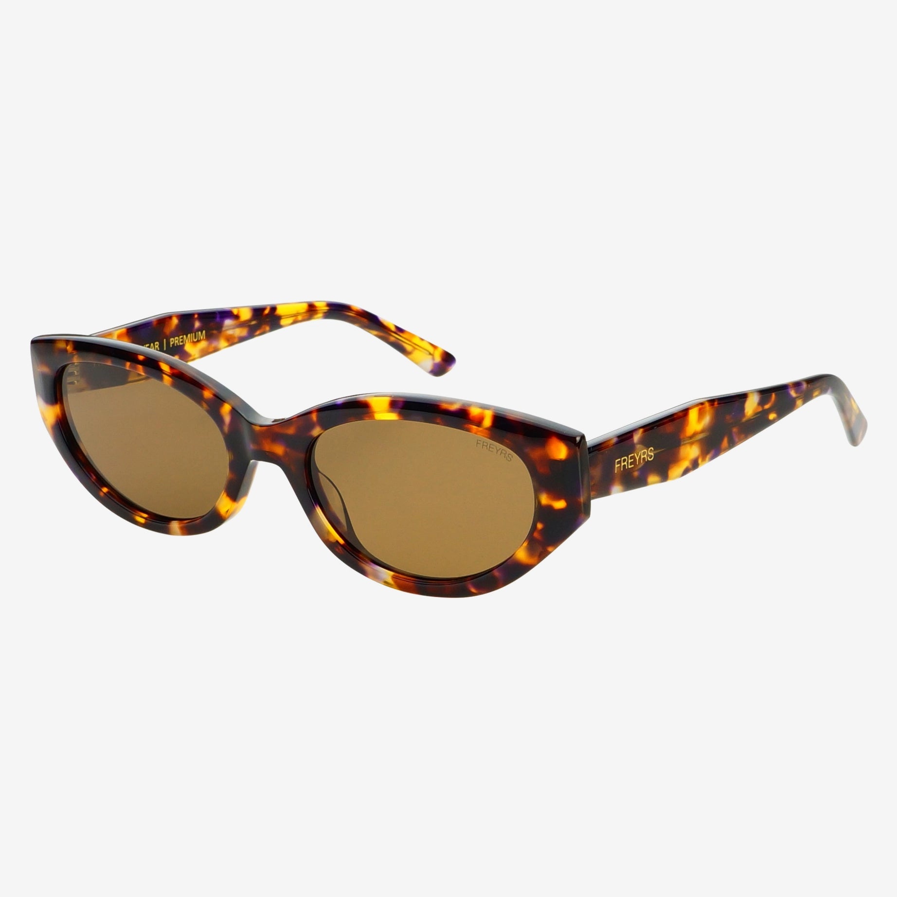 FREYRS Eyewear - Ameli Acetate Cat Eye Sunglasses: Tortoise