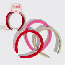  VELVET HEADBAND 3pc Set