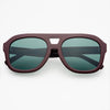 FREYRS Eyewear - Voyager Acetate Oversized Aviator Sunglasses : Burgundy