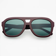  FREYRS Eyewear - Voyager Acetate Oversized Aviator Sunglasses : Burgundy