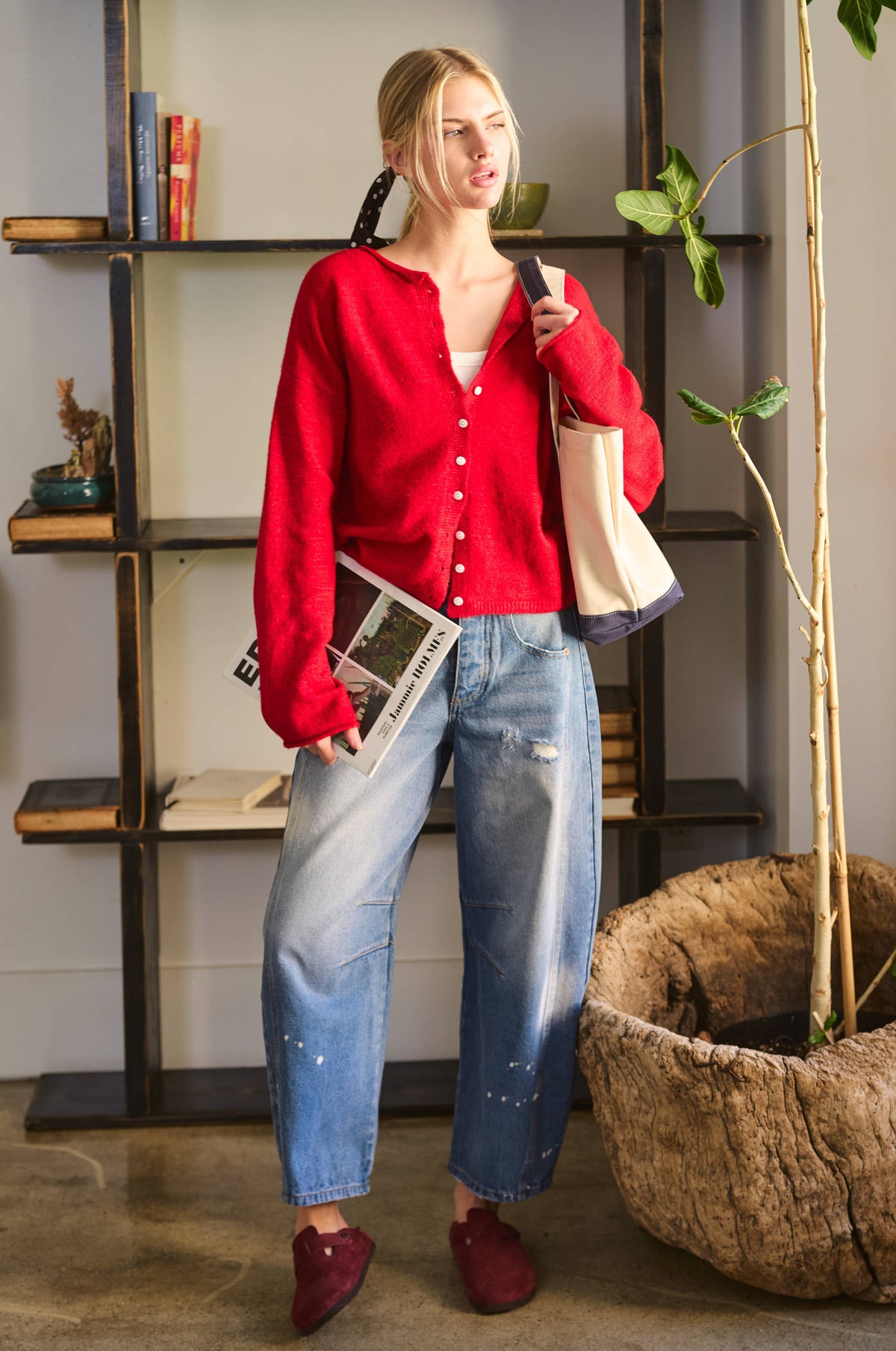 Essential Button Down Cardigan