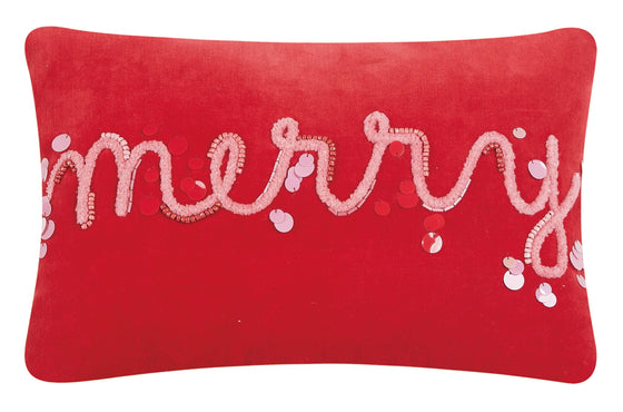 MERRY DECORATIVE PILLOW