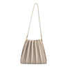 MELIE BIANCO - CARRIE PLEATED VEGAN SHOULDER BAG - bone