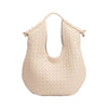 MELIE BIANCO - TRACY WOVEN  RECYCLED VEGAN SHOULDER BAG - ivory