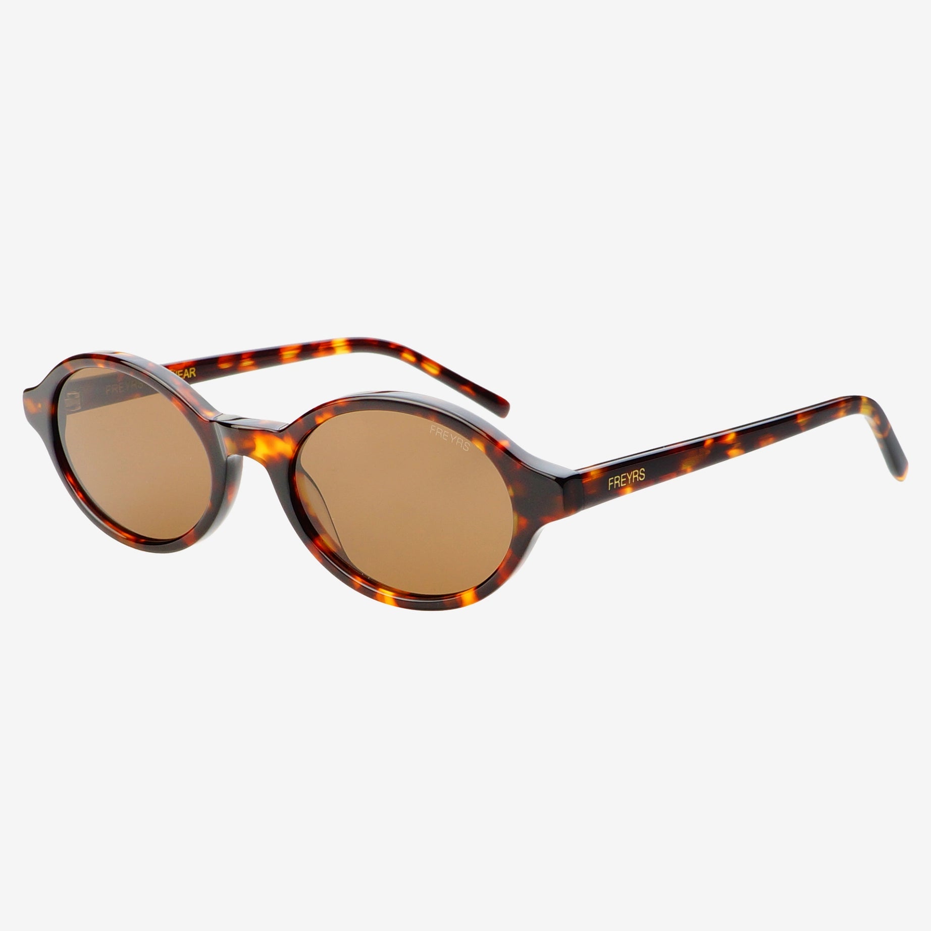 FREYRS Eyewear - Zoe Acetate Round Sunglasses: Tortoise