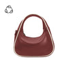 MELIE BIANCO - SARITA BURGUNDY RECYCLED VEGAN TOP HANDLE BAG