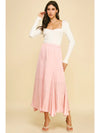 RUFFLE MAXI SKIRT