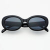 FREYRS Eyewear - Aria Acetate Womens Oval Sunglasses: Black
