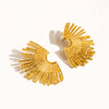 BISOUS 18K GOLD NON-TARNISH SUNBURST EARRINGS