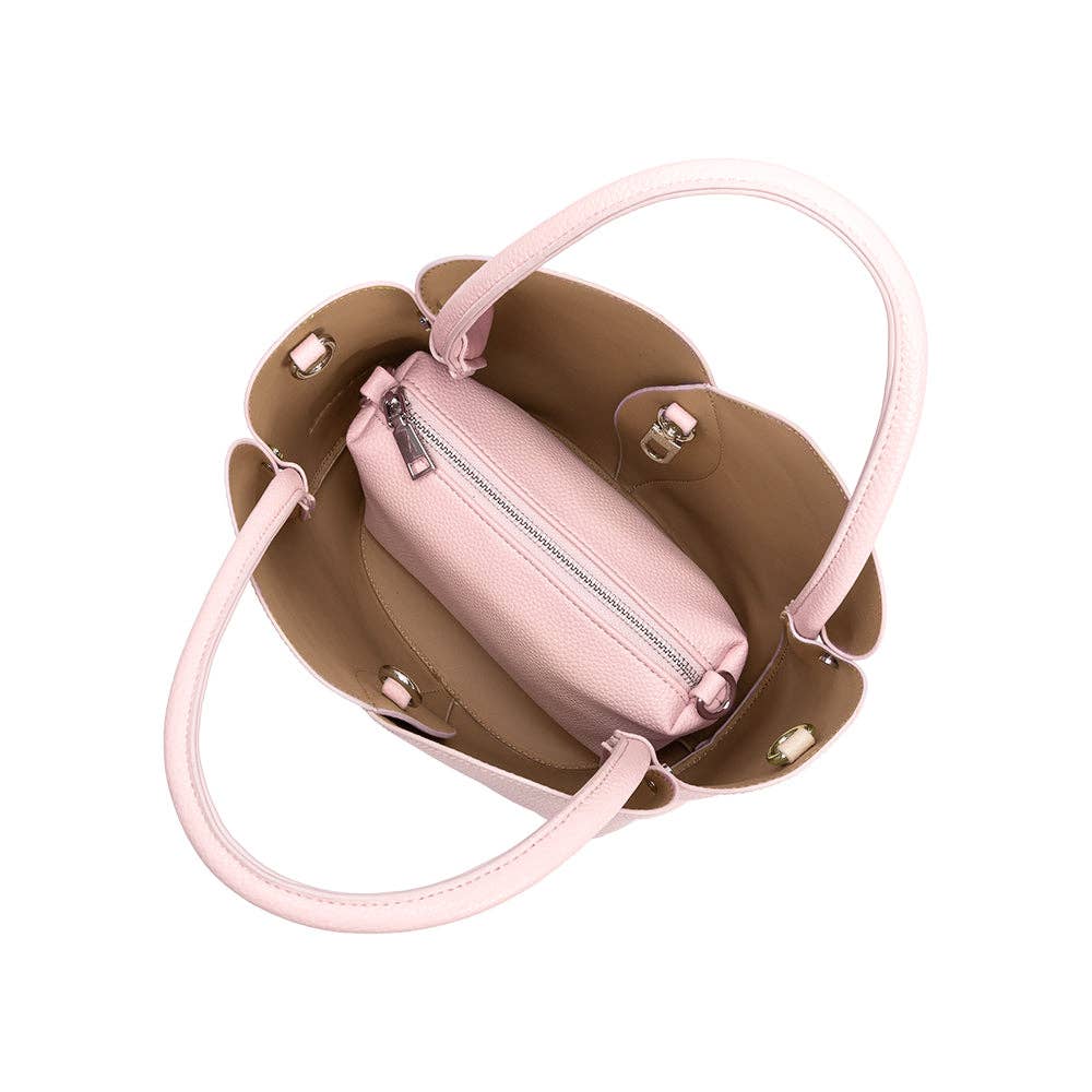 Melie Bianco - Tulip Pink Recycled Vegan Bag