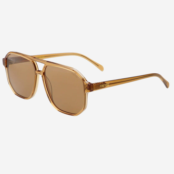 FREYRS Eyewear - Billie Aviator Sunglasses: Brown / Brown
