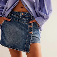  WE THE FREE WYNNE DENIM SKIRT in cornflower