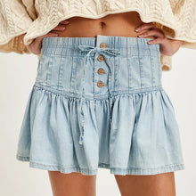  ROSELLE DENIM MINI SKIRT in going steady wash