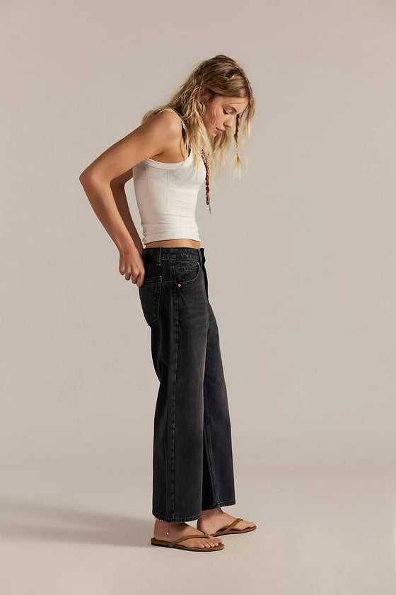 DEEP TRANCE MIDRISE DROPPED BOYFRIEND DENIM in hypnosis