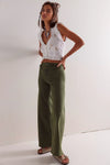 LIBRE WIDE LEG DENIM PANTS