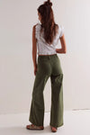LIBRE WIDE LEG DENIM PANTS