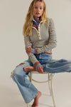 LAKE STRIPE HENLEY TEE