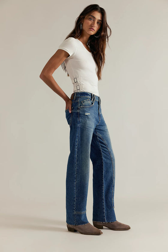 RISK TAKER MID RISE JEANS