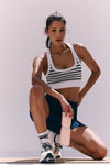 GO TO STRIPED SPORTS BRA