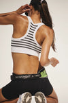 GO TO STRIPED SPORTS BRA