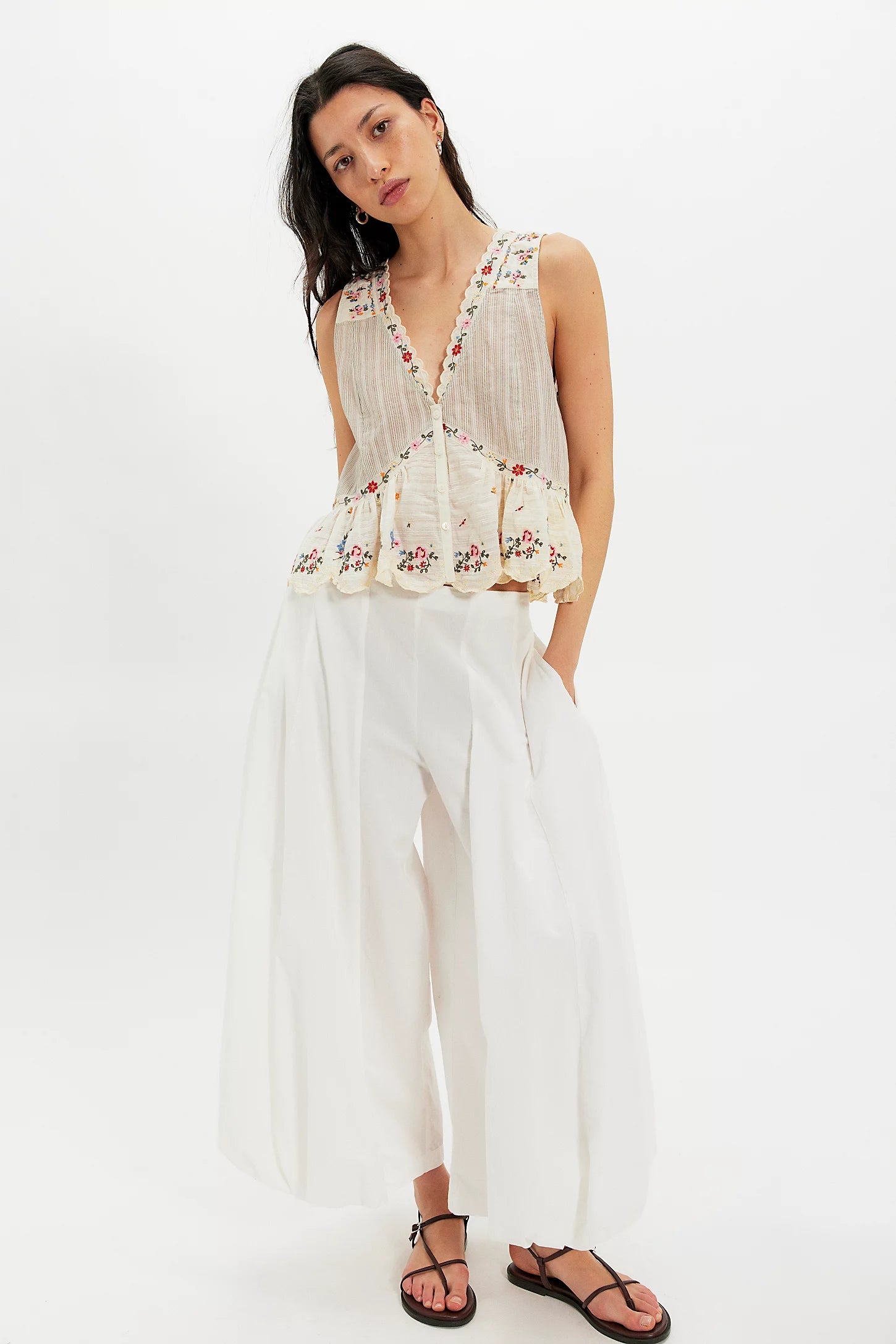 ELLIS EMBROIDERED BLOUSE