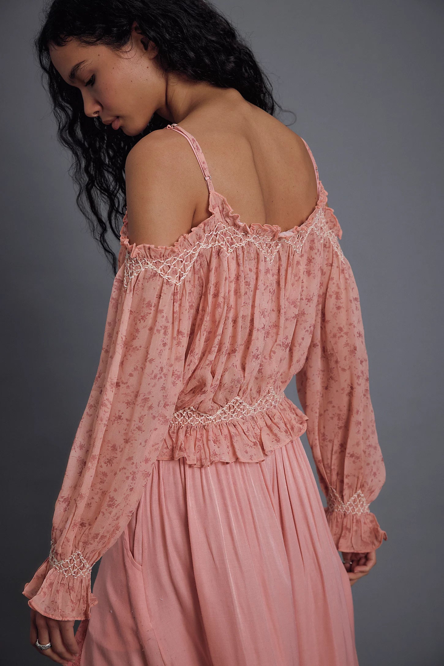 MARLOW SMOCKED TOP