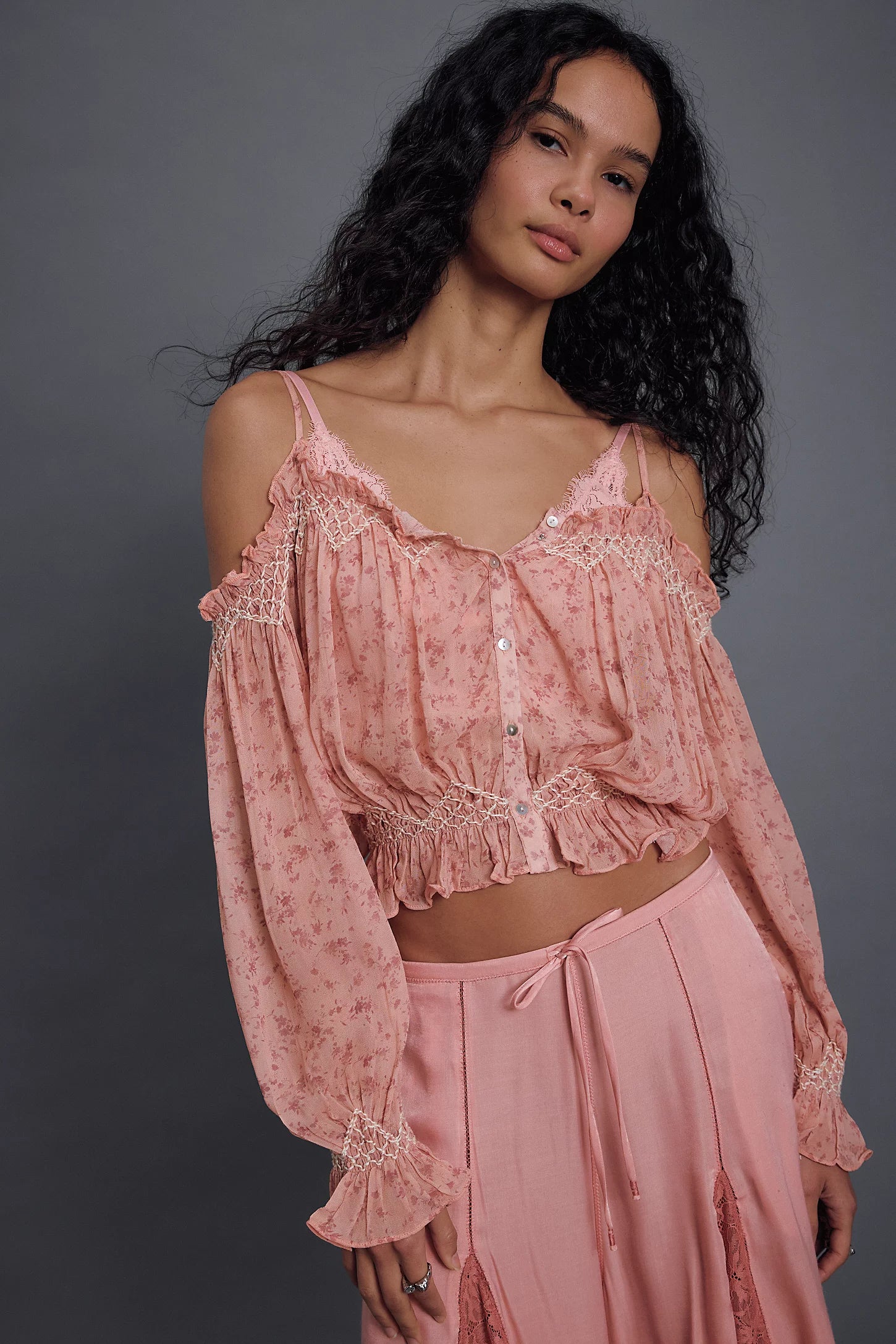 MARLOW SMOCKED TOP