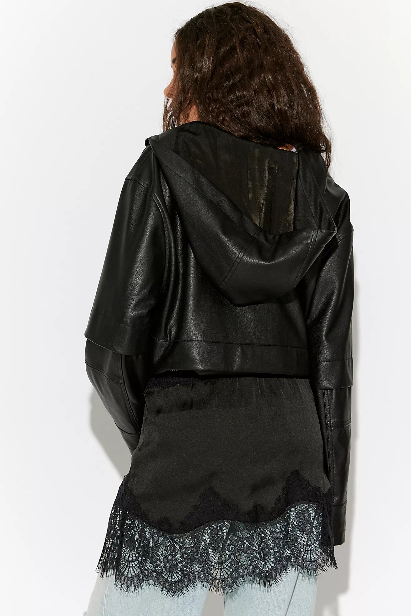Meet in the Middle Mini Slip Skirt