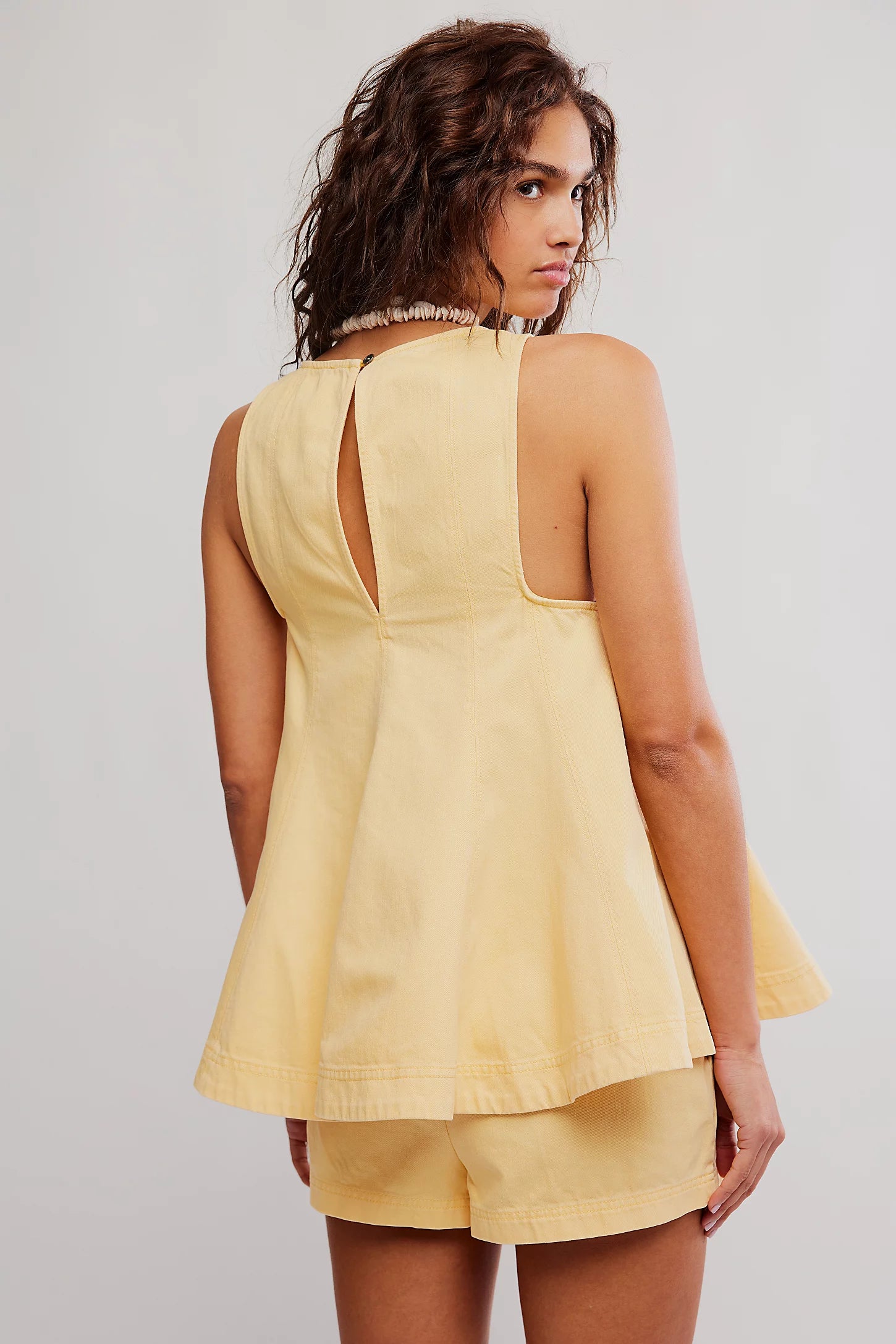Cassius Denim Short Set