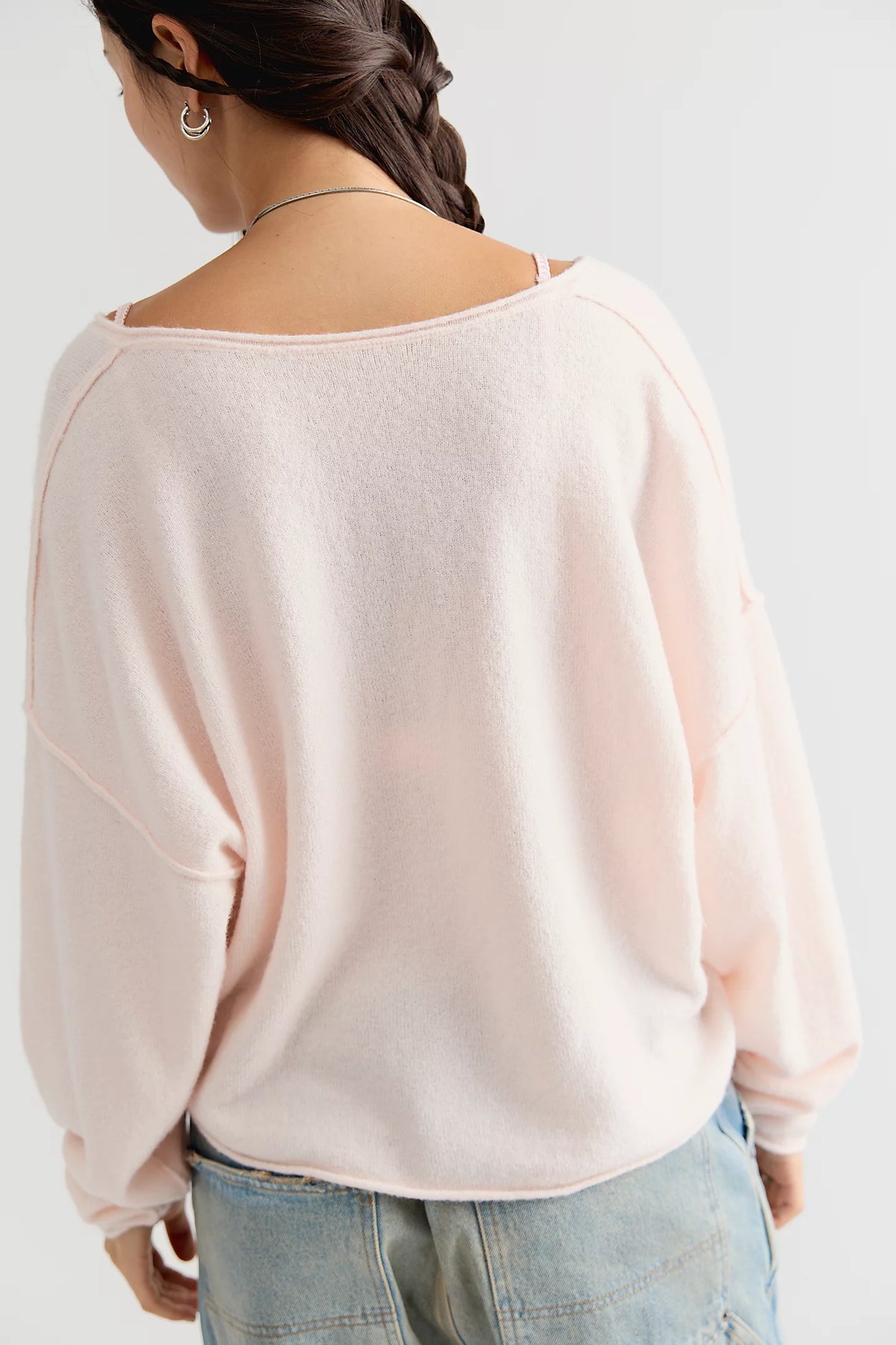 See Me V Neck Pullover Sweater