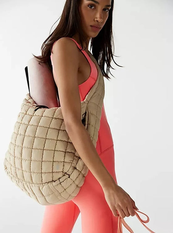 FREE PEOPLE MOVEMENT QUILTED CARRYALL