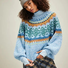  FESTIVE FROST FAIR ISLE SWEATER