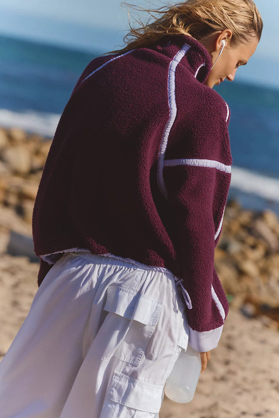 MOUNTAIN HIGH HALF ZIP FLEECE JACKET