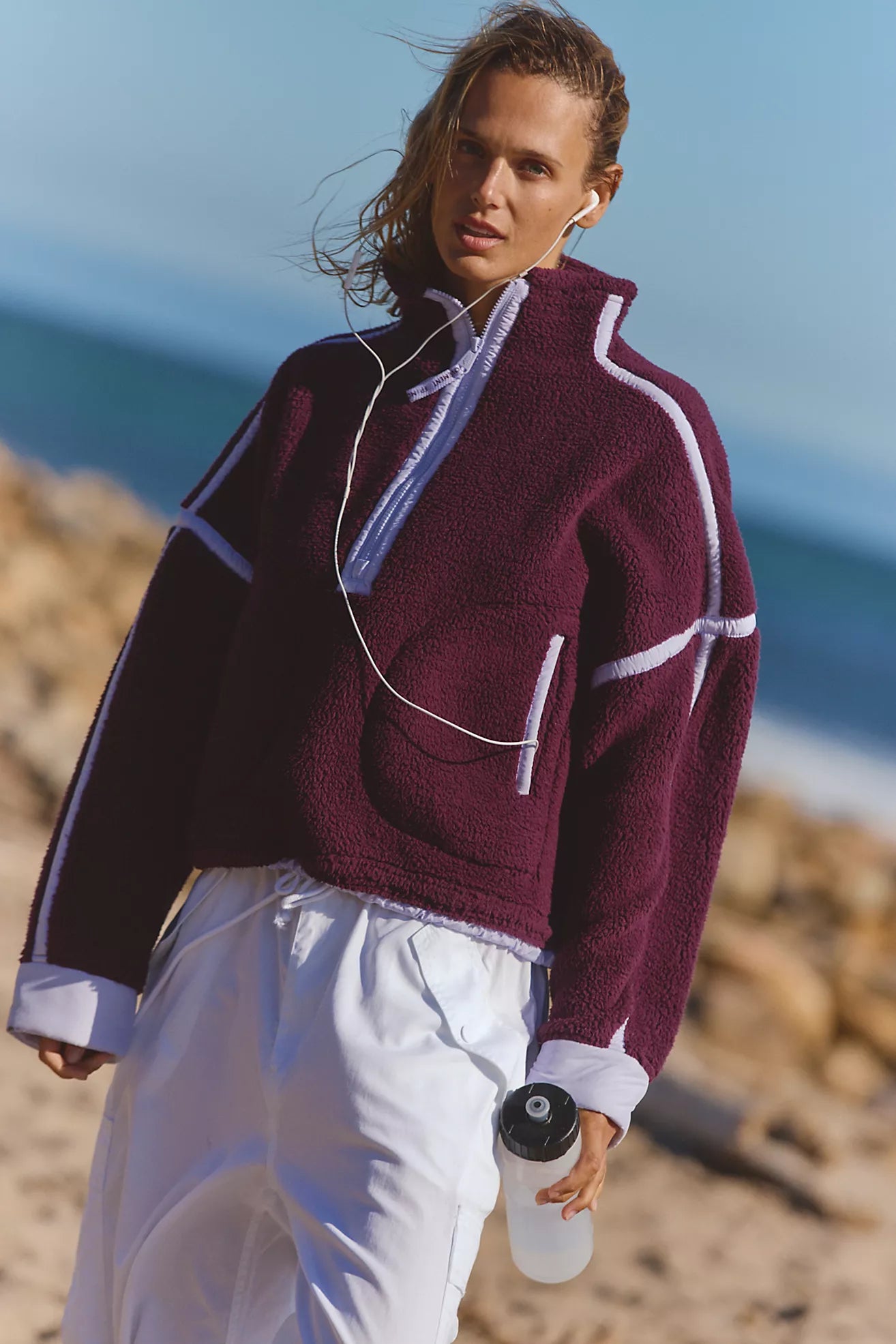 MOUNTAIN HIGH HALF ZIP FLEECE JACKET