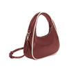 MELIE BIANCO - SARITA BURGUNDY RECYCLED VEGAN TOP HANDLE BAG
