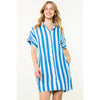 CABANA STRIPE SHORT SLEEVE DRESS