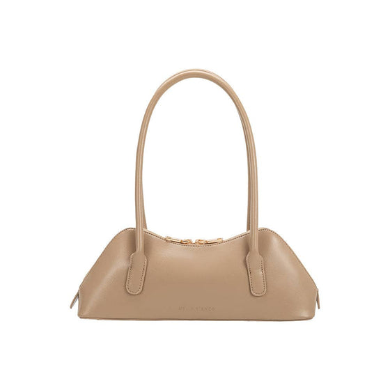 MELIE BIANCO - DAKOTA RECYCLED VEGAN SHOULDER BAG - mushroom