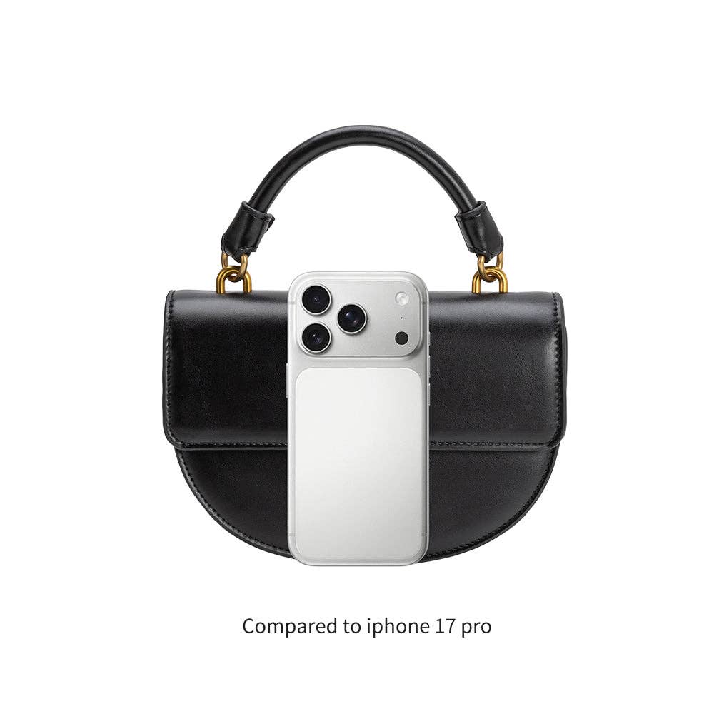 Melie Bianco - Esther Black Recycled Vegan Crossbody Bag