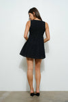 EYELET MINI DRESS