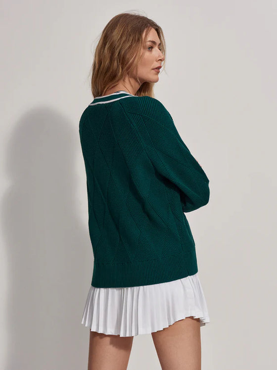 DORSET RELAXED CARDIGAN KNIT SWEATER