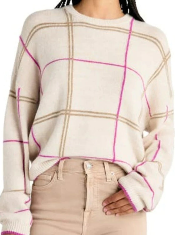 GRETA PLAID SWEATER
