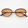 FREYRS Eyewear - Jordan Acetate Oval Sunglasses: Amber Tortoise/Brown