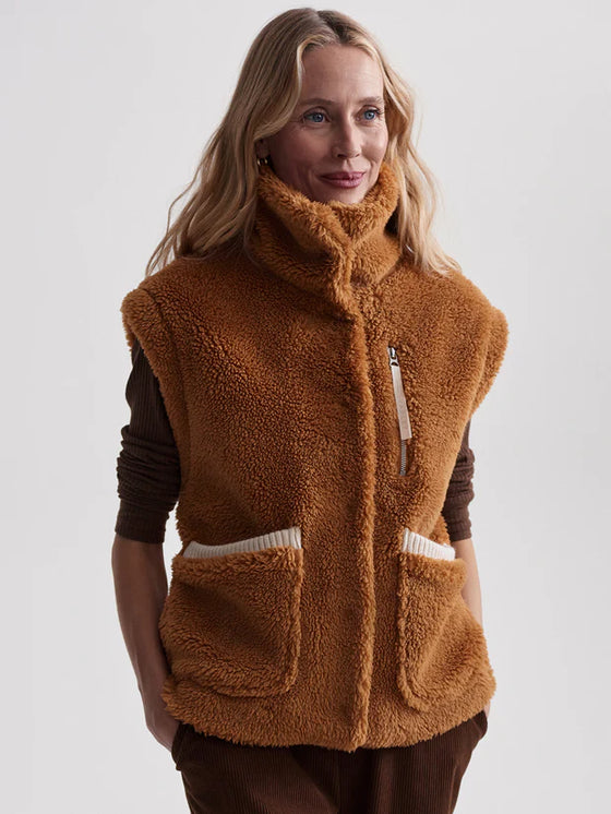 BALTER RELAXED SHERPA GILET VEST
