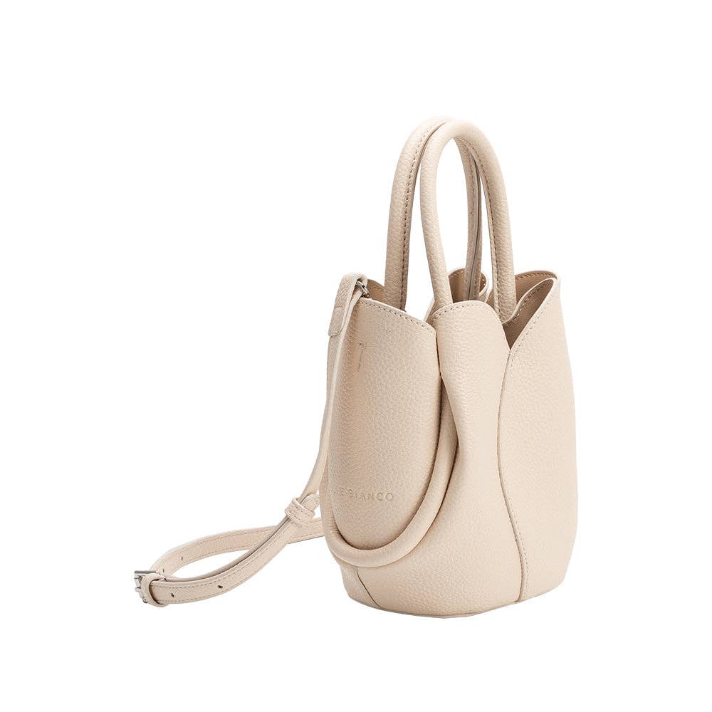 Tulip Mini Bone Recycled Vegan Leather Bag