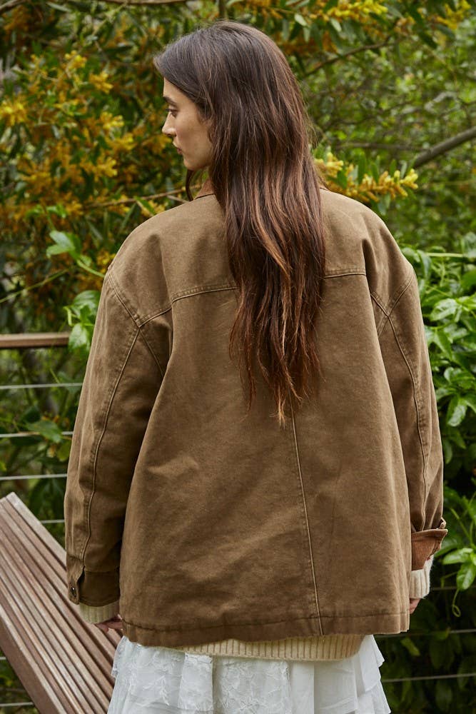 Collared Zip-Up Jacket