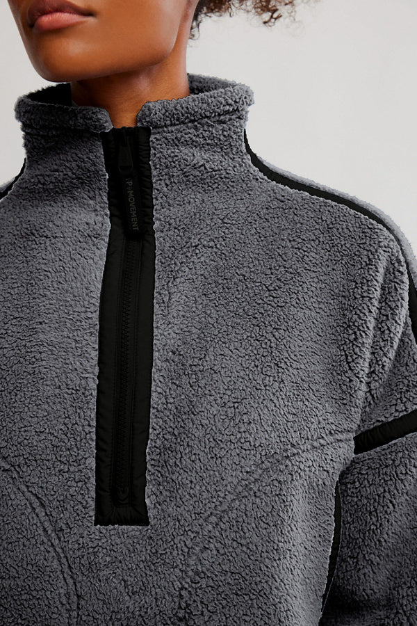 MOUNTAIN HIGH HALF ZIP FLEECE JACKET