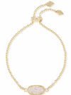 ELAINA GOLD ADJUSTABLE BRACELET in iridescent drusy